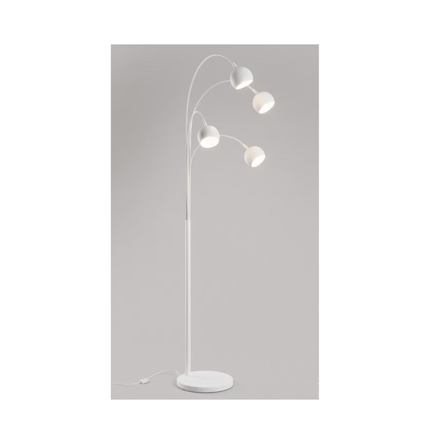 Lampara de pie Miro 4 luces metalica - Imagen 2