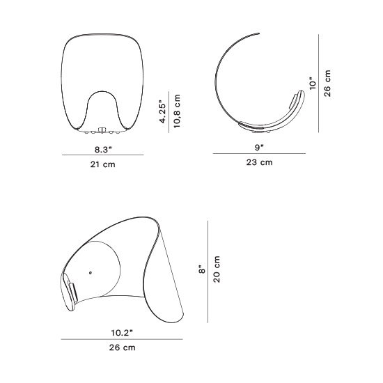 Velador Curl (Luceplan) - Imagen 4